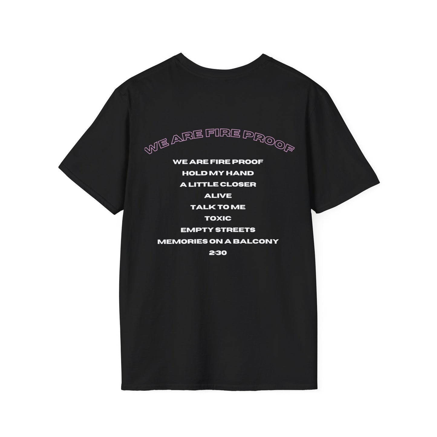 We Are Fire Proof Album Shirt